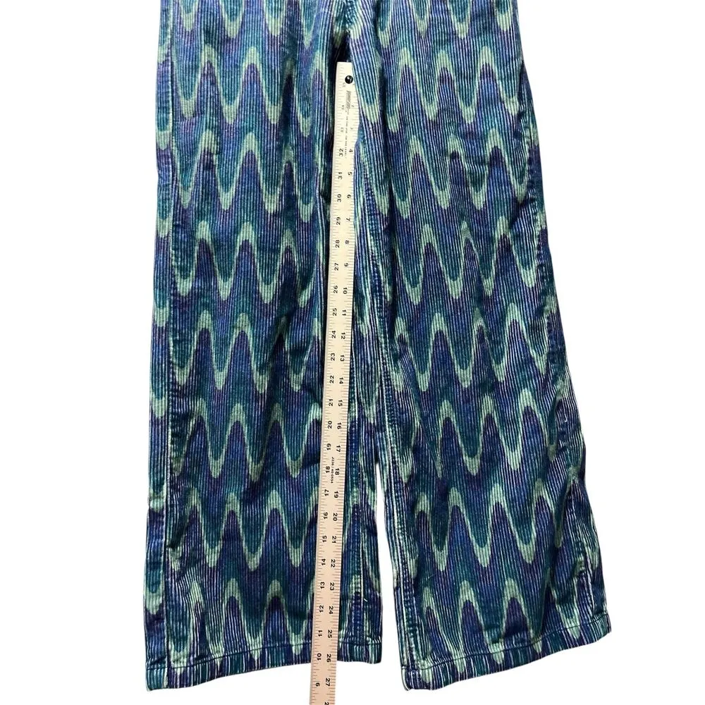 BDG Urban Outfitters High And Wide Corduroy Pants Size 26 Blue Wave Women's - Image 8