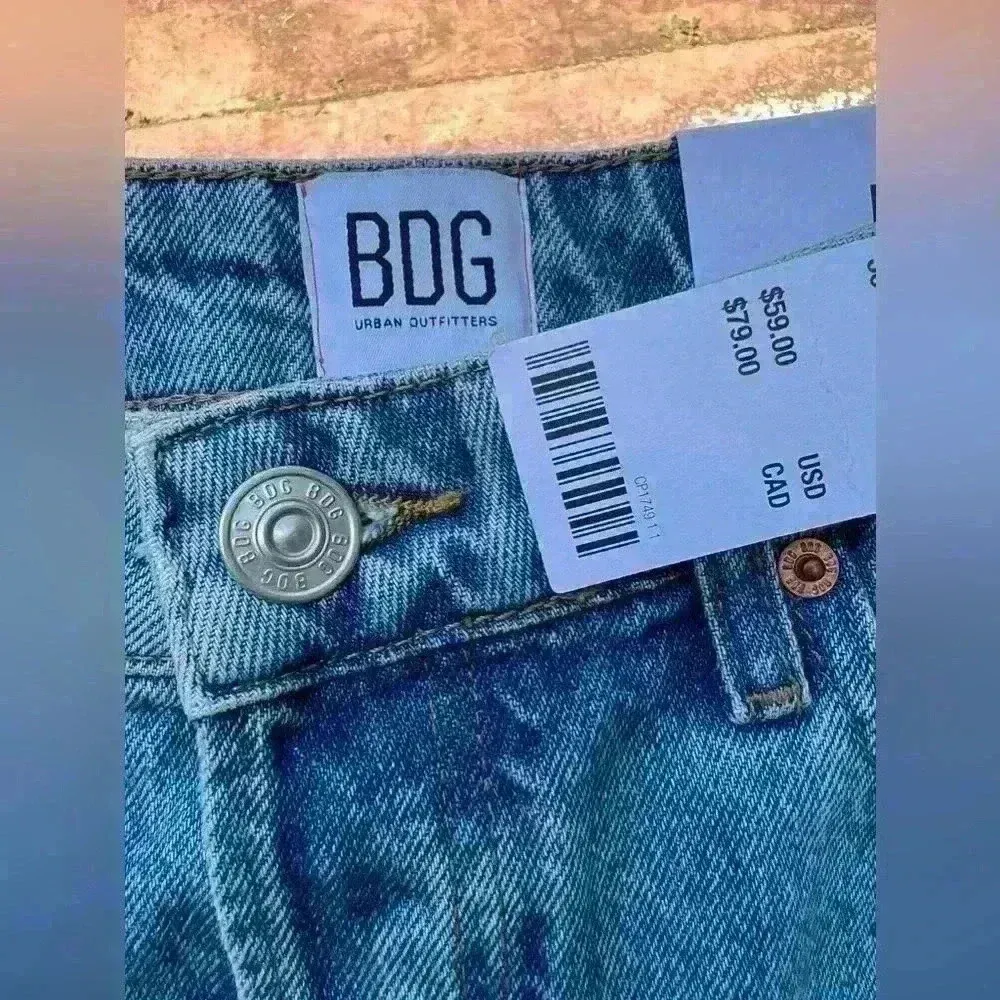 NWT BDG summer cutoff denim jeans shorts urban outfitters size 30 New $59 - Image 3