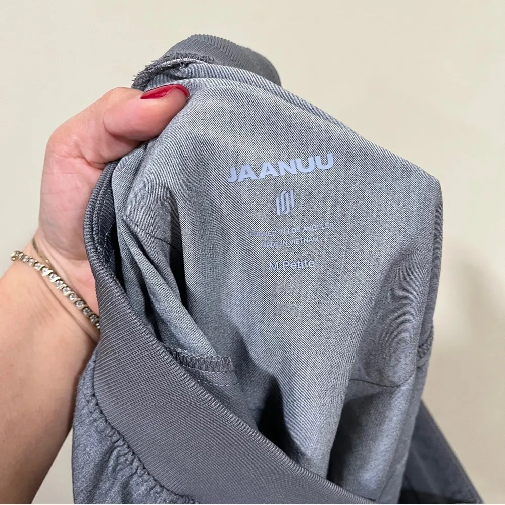 NWT JAANUU Zamora Jogger Scrub Pant Nurse Gray Womens Size M Petite - Image 7