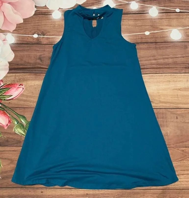 Halter Top Blue Dress - Image 2