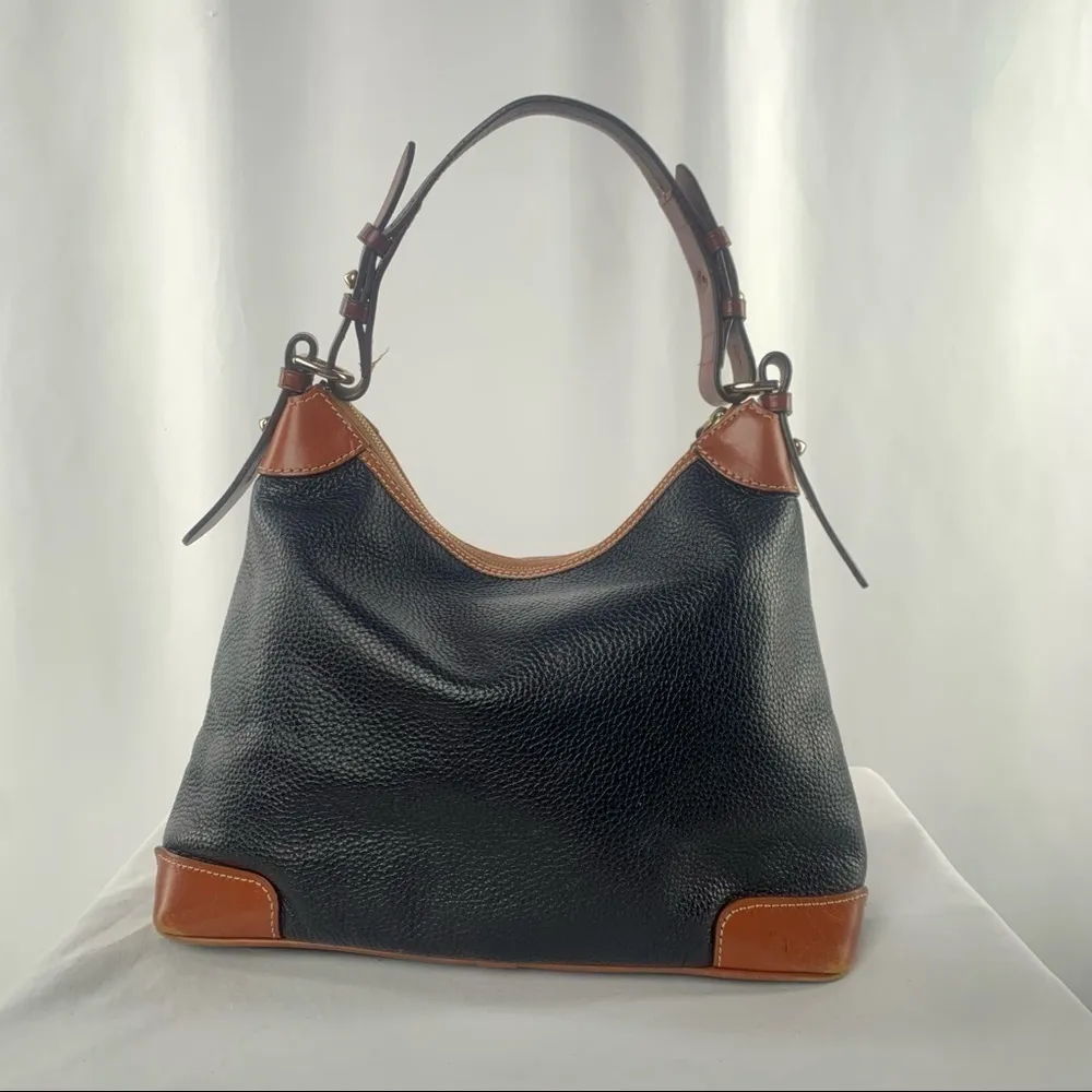 Dooney & Bourke‎ Pebble Grain Hobo Bag in Black - Image 4