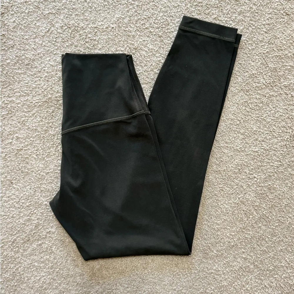 Lululemon  Align High-Rise Pants 25” Sz4 Dark Olive - Image 8