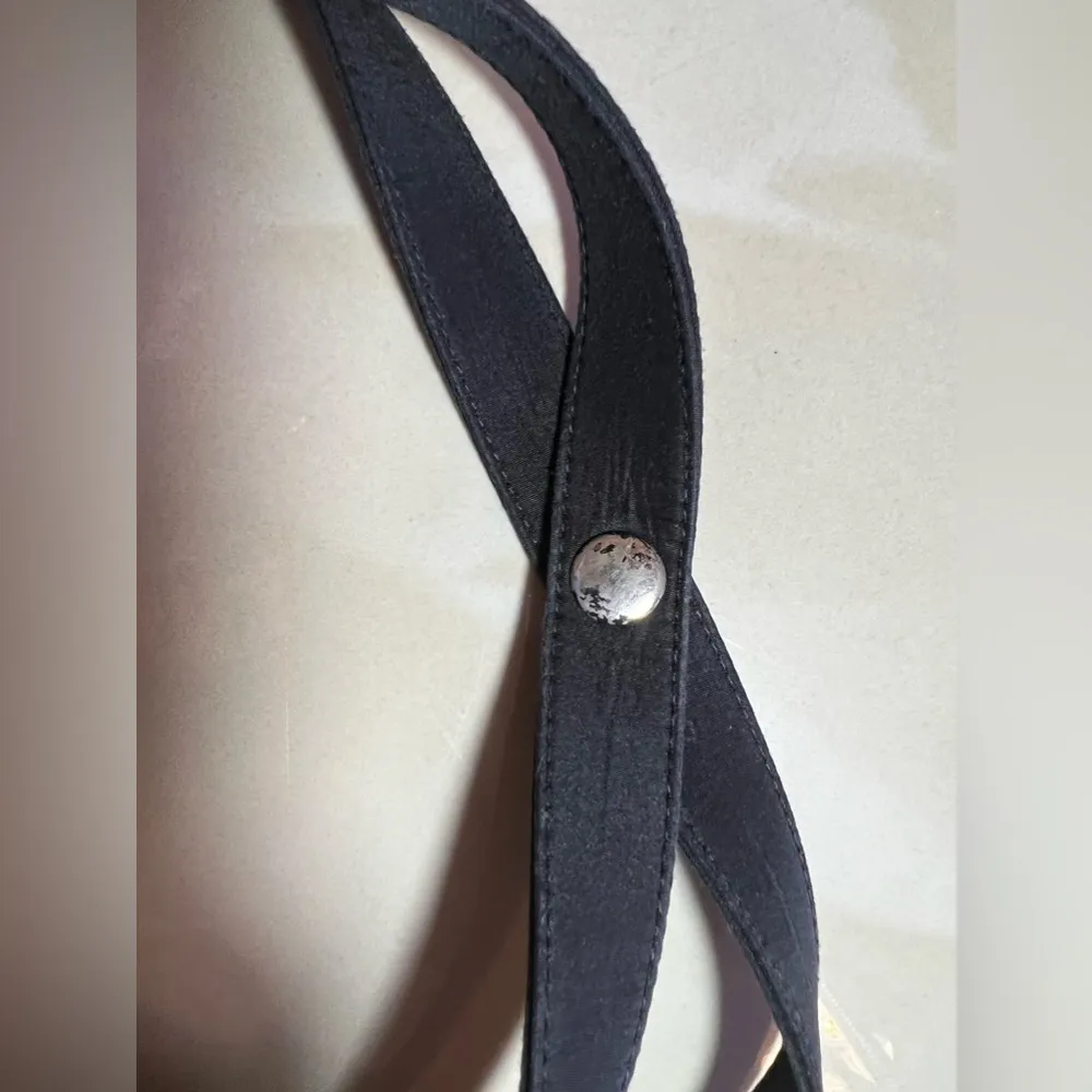 Laura Ashley diaper bag black stamped Laura Ashley everywhere with 2 pockets - Image 13