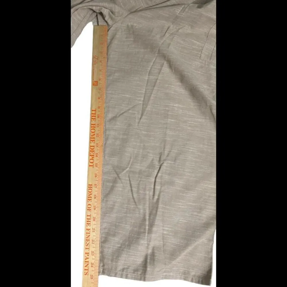 Derek Heart Paper Bag Waist TanPants 1X - Image 2