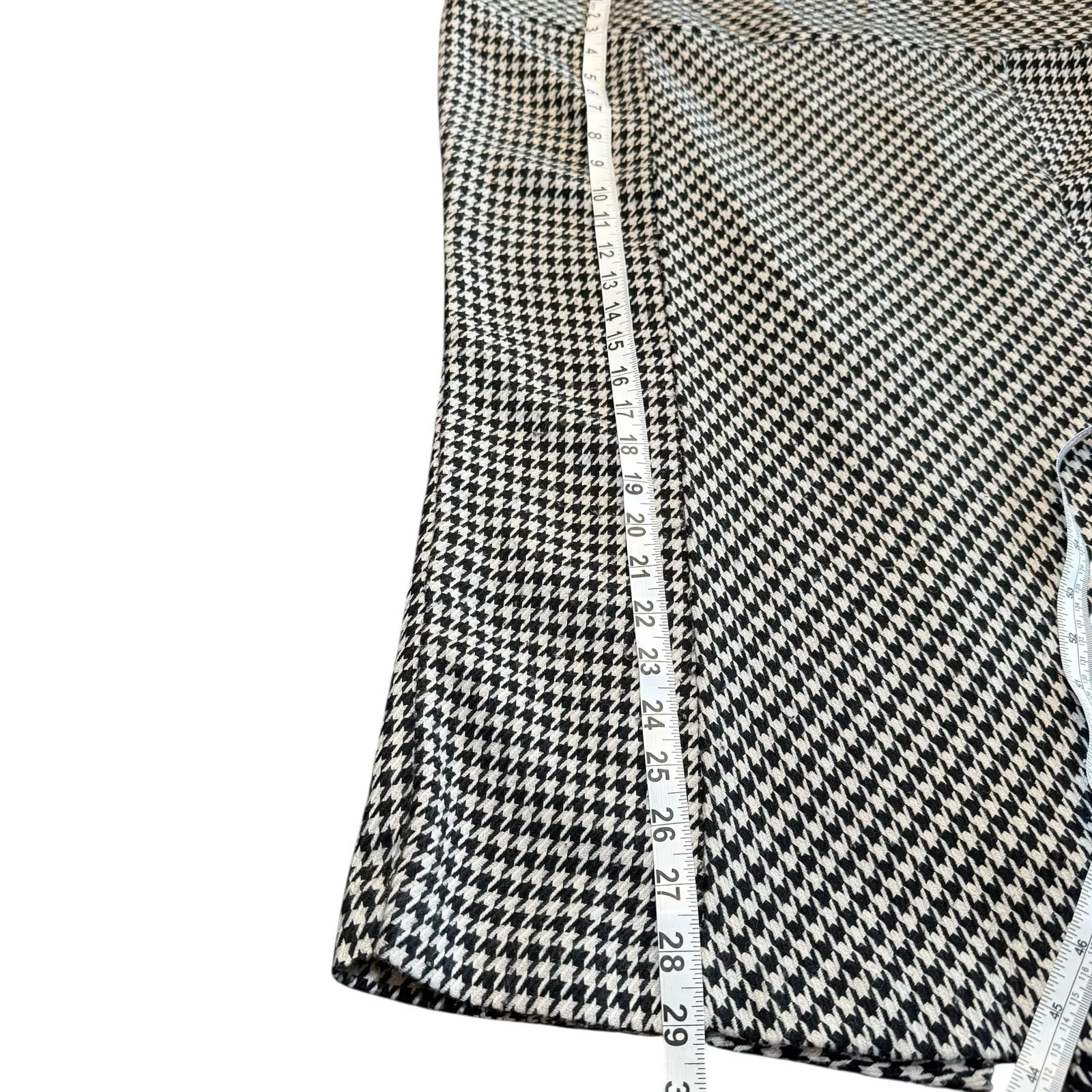 Ashley Stewart Houndstooth‎ Pencil Skirt Career Business Office Work Size 16W - Image 8