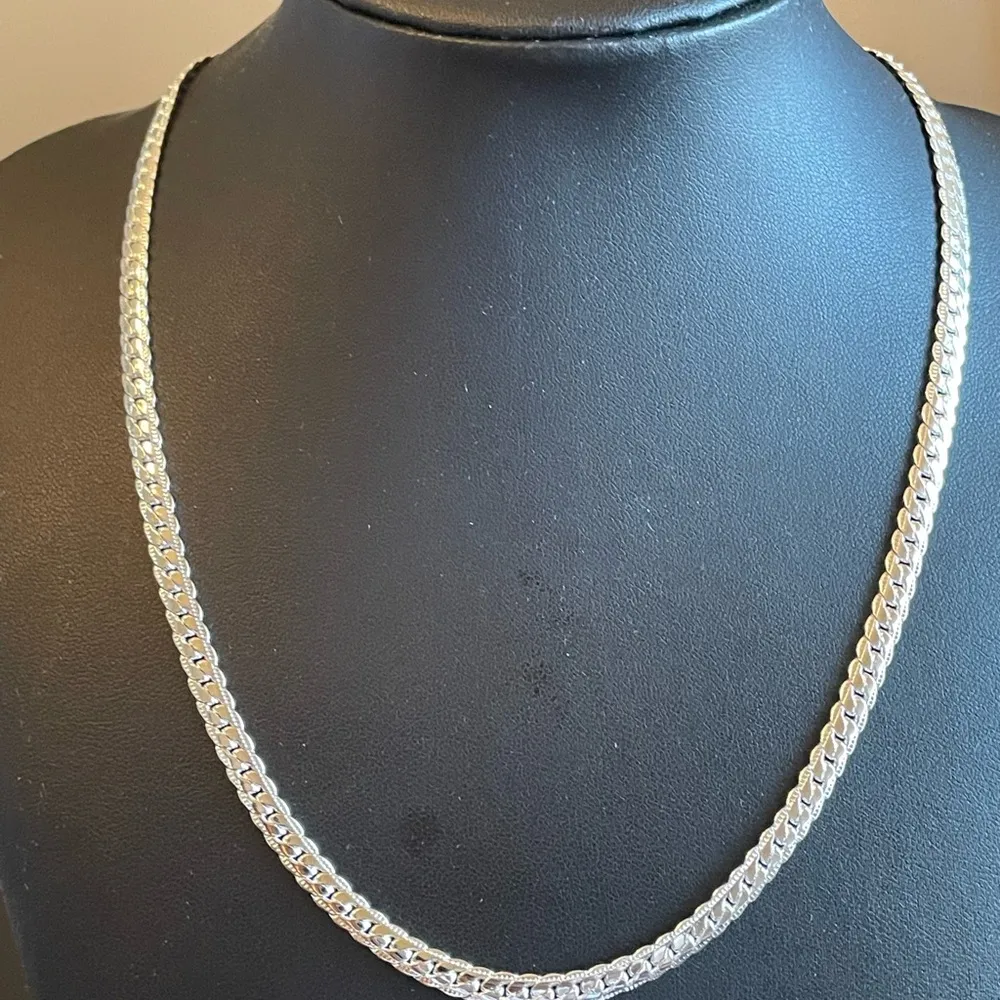 20 inches S925 sterling silver necklace chain - Image 7