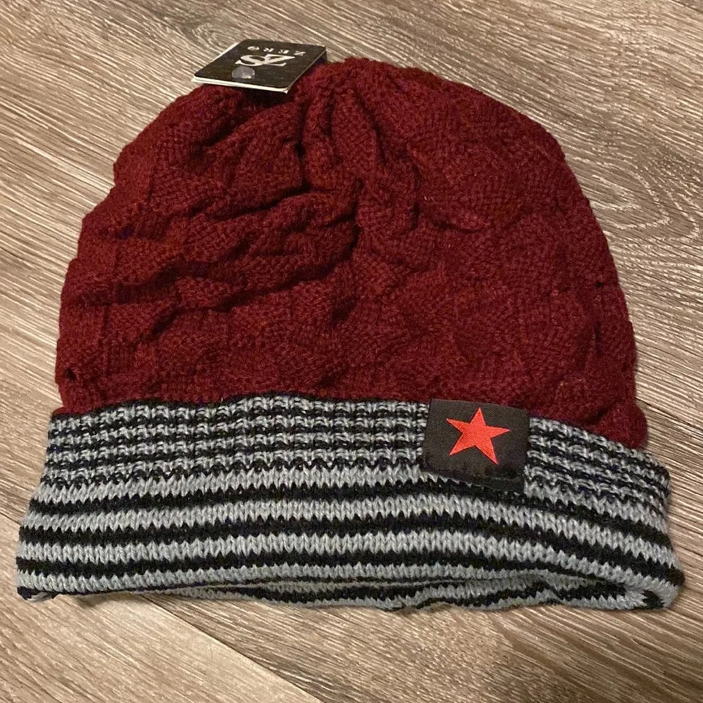 New Winter Hats Beanie for Women with Star Pattern Design Warm Cute Knit Winter Gray - Image 6