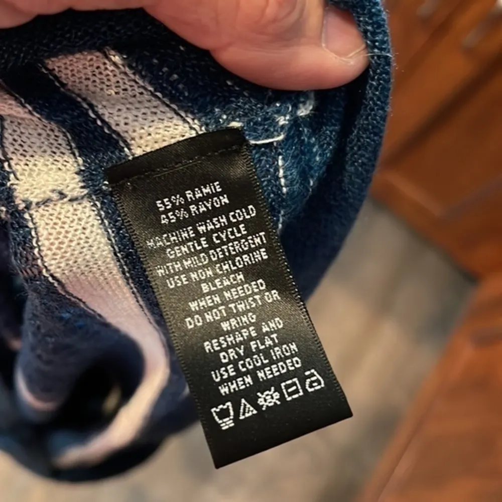 August Silk embroidered tassel summer sweater - Image 5