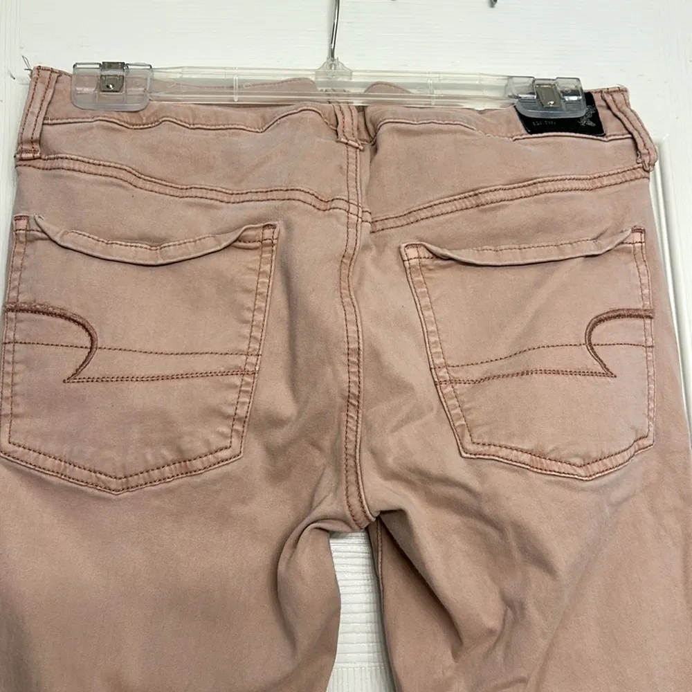 American Eagle Outfitters Light Pink Super Stretch Jeggings 6 - Image 5