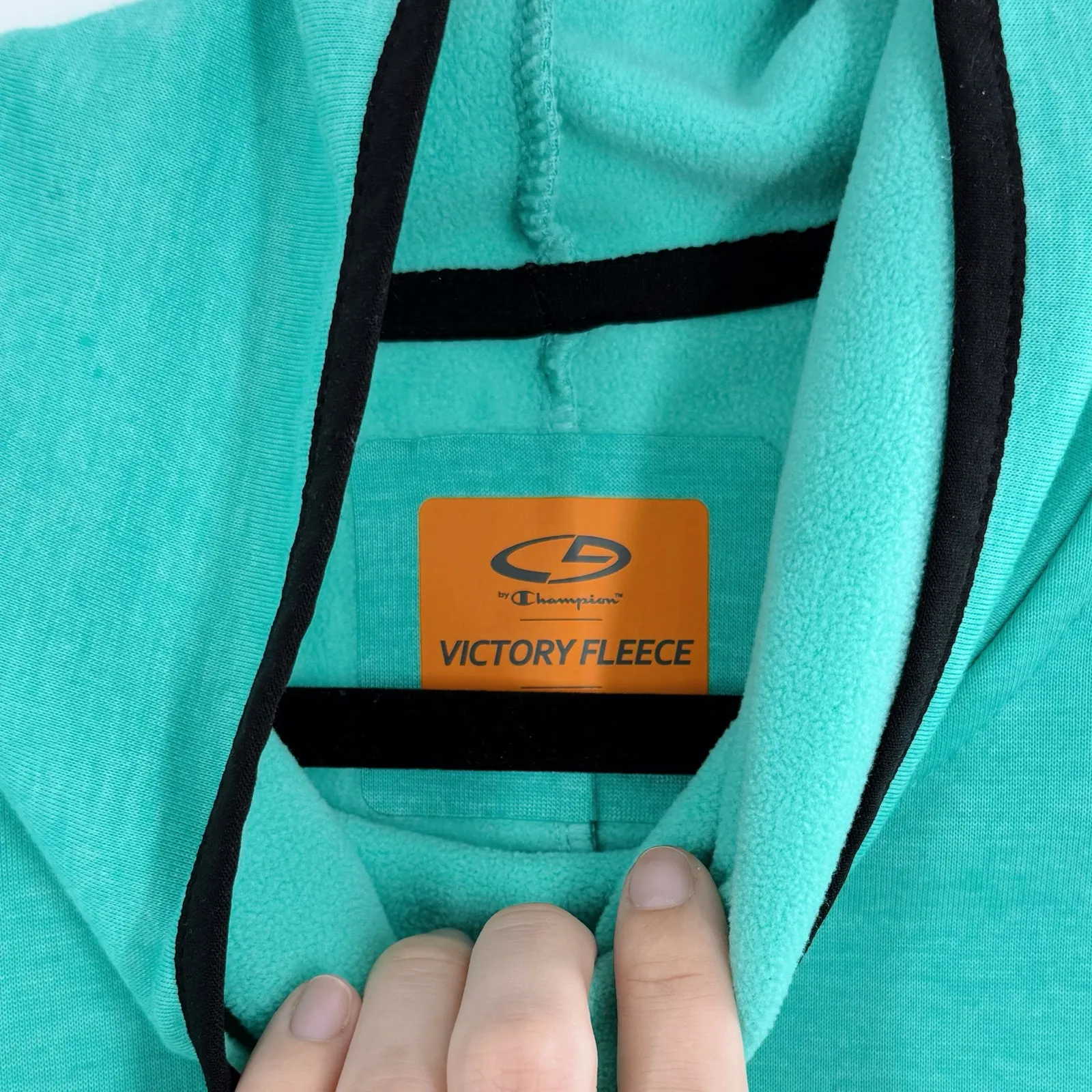 NWT Champion Women's Teal and Black Performance Pullover Top Size Small - Image 5