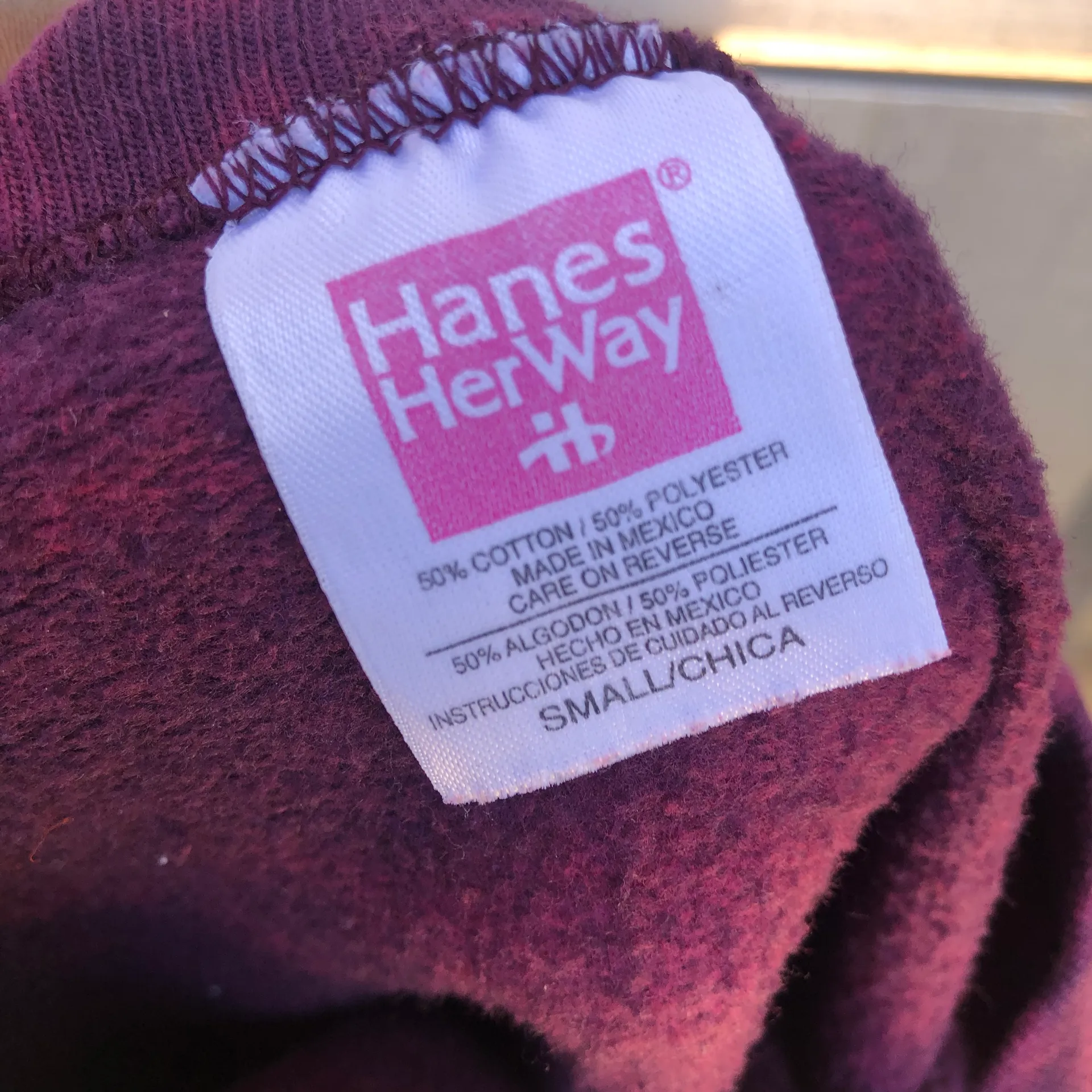 Hanes Purple pink Tie dye sweatshirt  - Image 3