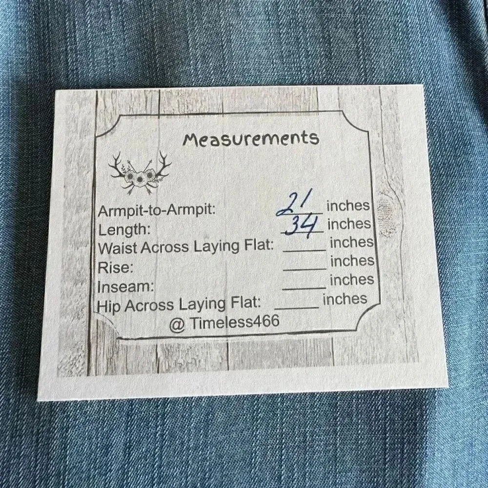 Anthropologie Cloth & Stone Roll Table Sleeve Mini Dress Collared Denim S # 1905 - Image 8