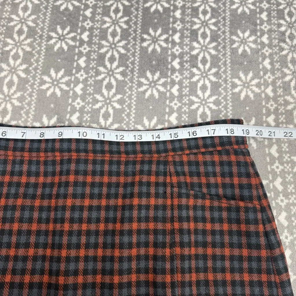 NWT Loft Plaid Wool Blend‎ Mini Skirt With Pockets Size 14 - Image 10