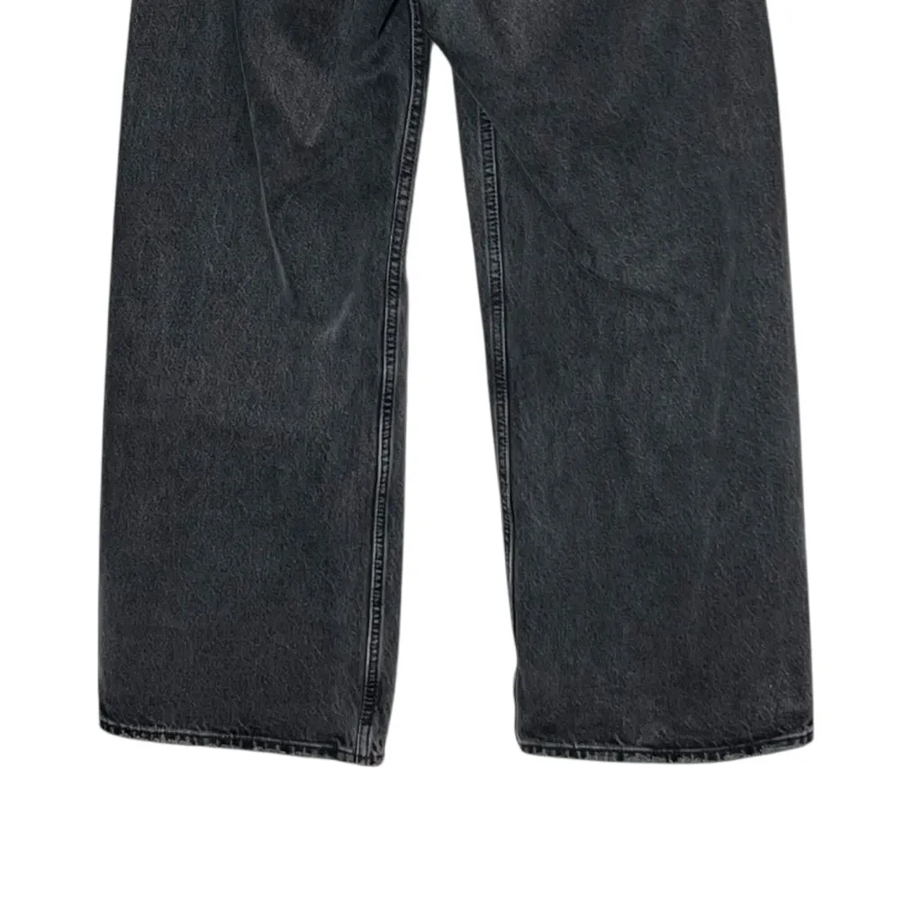 Levi’s Low Loose Jeans Tech Storm Black Wash Women’s Size 30 Wide Leg High Rise - Image 7