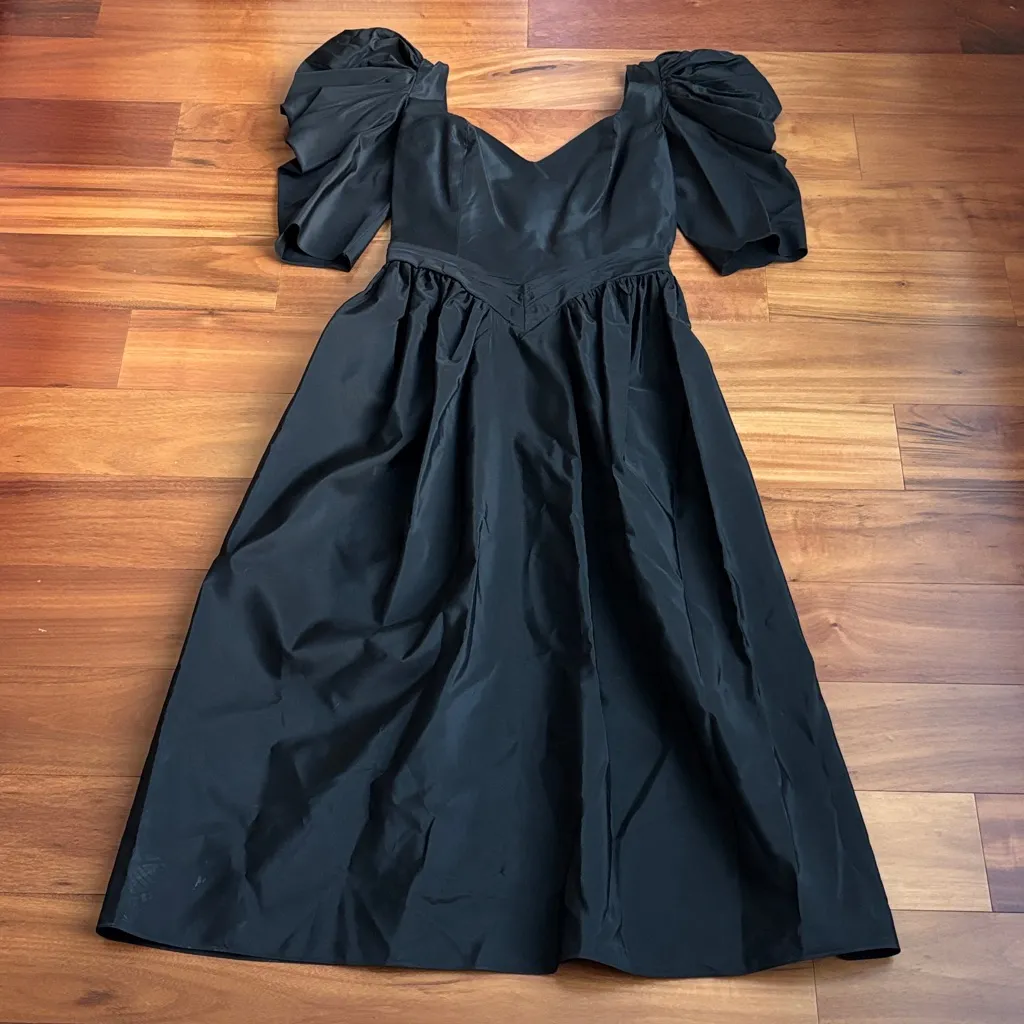 Vintage 80s prom dress Black - Image 2