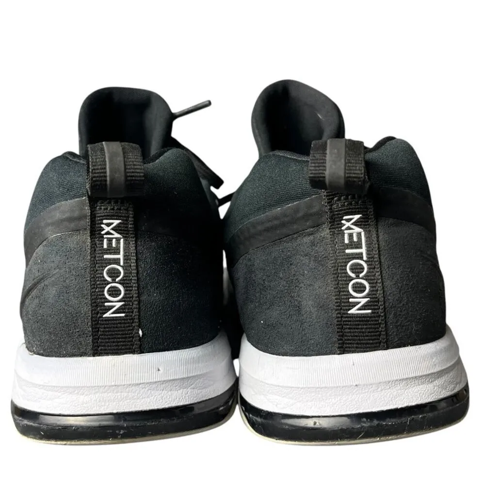 Nike Women's 11.5 Metcon Flyknit‎ Sneaker Gray Black Athletic Lifting Crossfit - Image 4