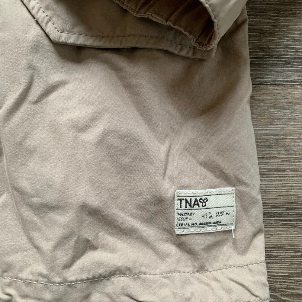 Aritzia TNA Tan Hooded Jacket M Size M - Image 2