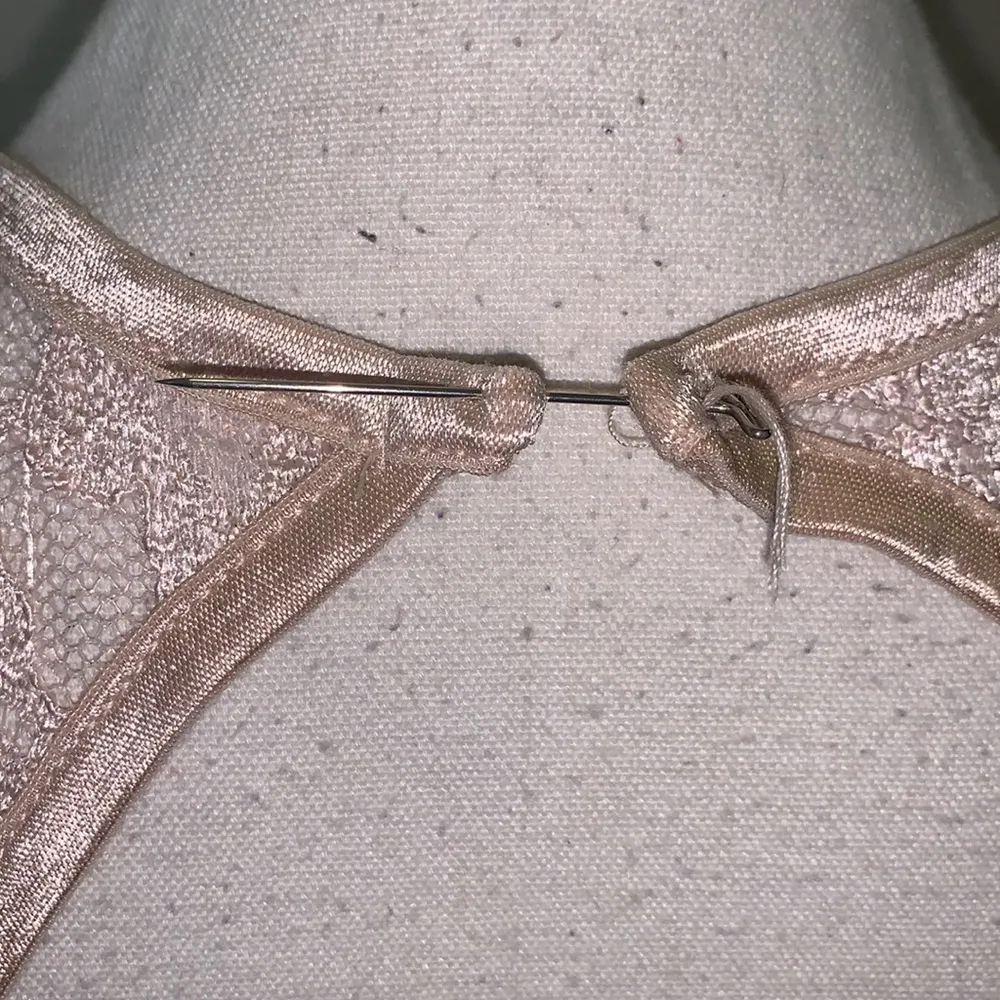 Love Nickie Lew Nordstrom nude lace sleeveless midi formal dress - Image 5