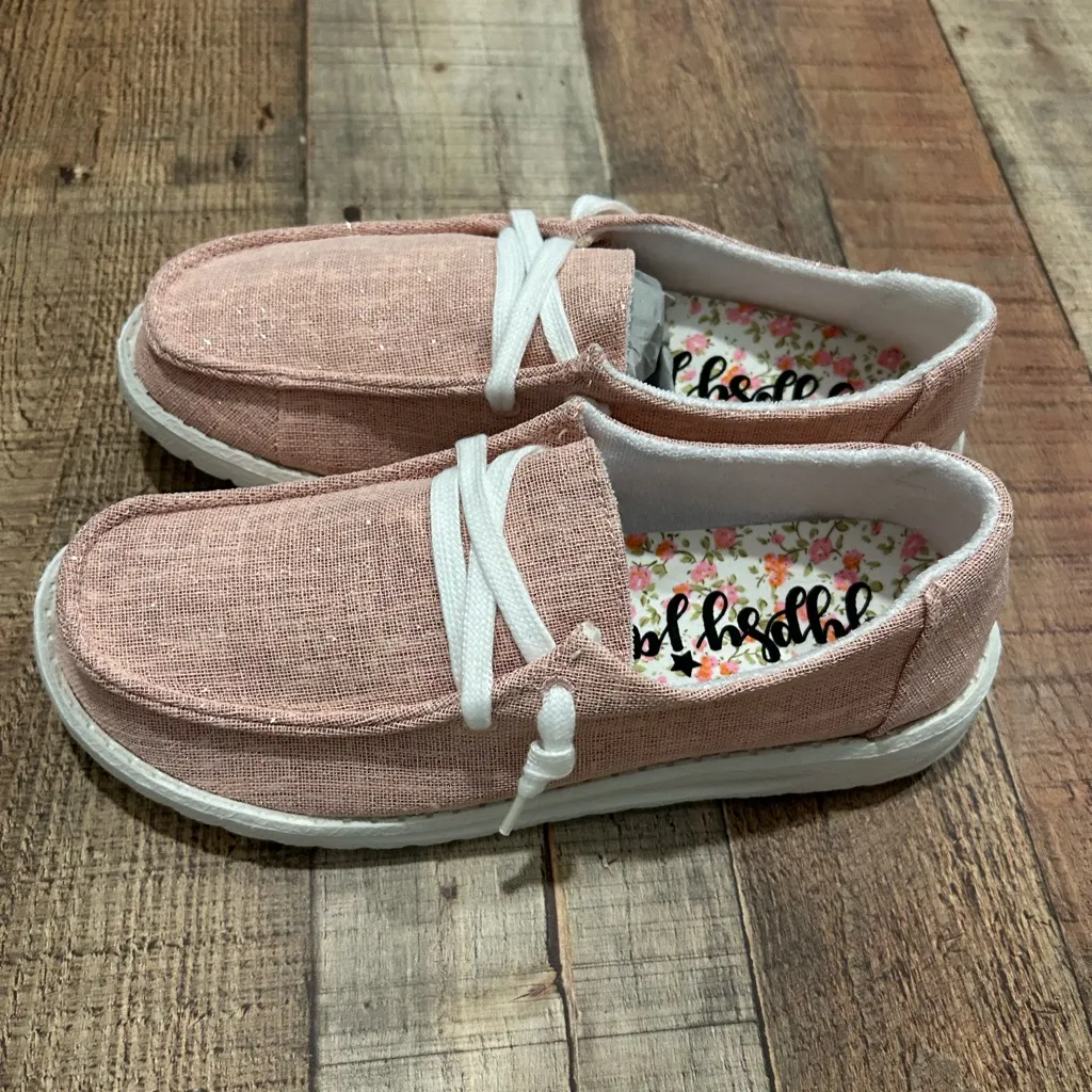 Gypsy Jazz Pink Canvas Slip - Image 4