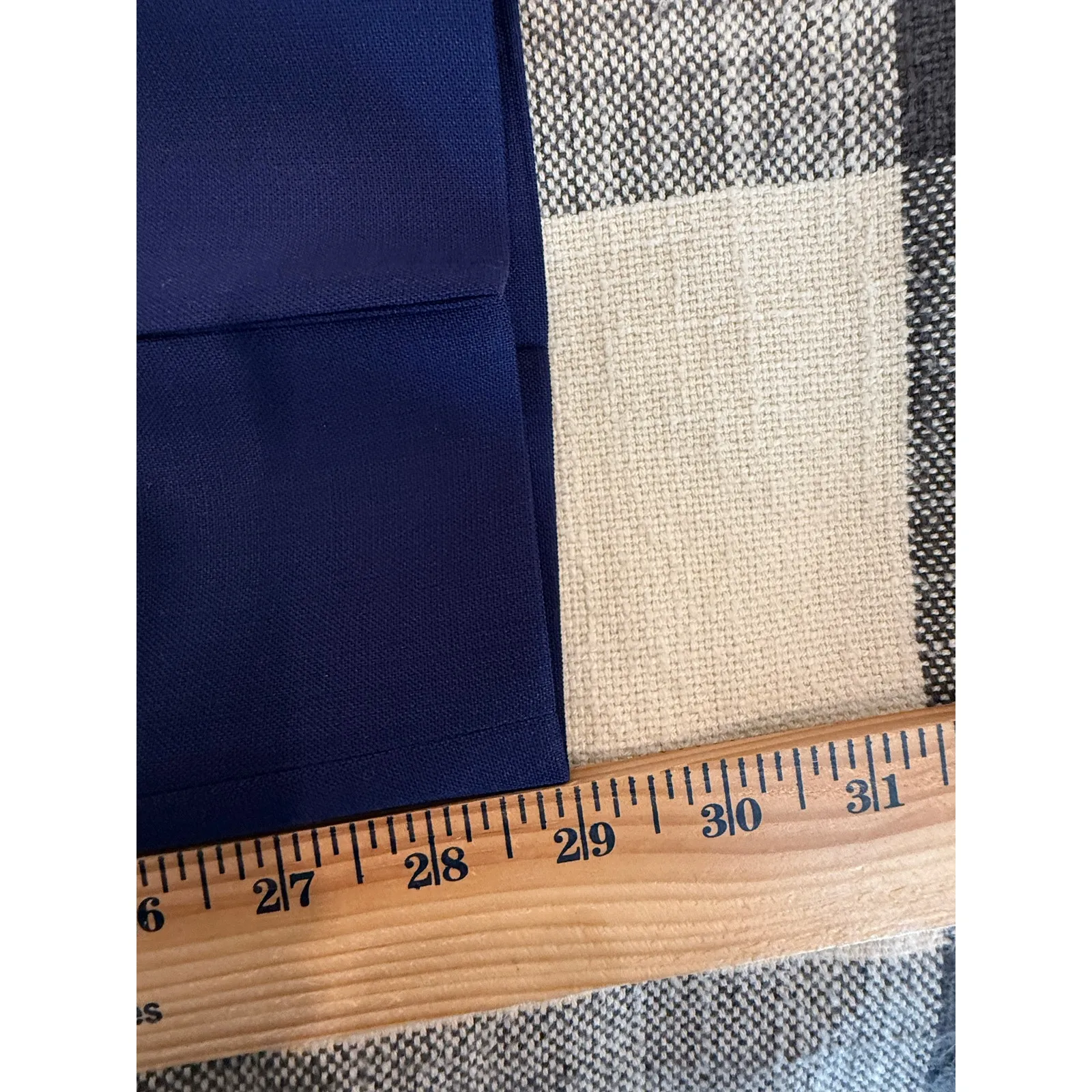 Max Mara Dress Pants Blue Wool ankle straight leg Split Ankle Made in Italy Size 10 - Image 6