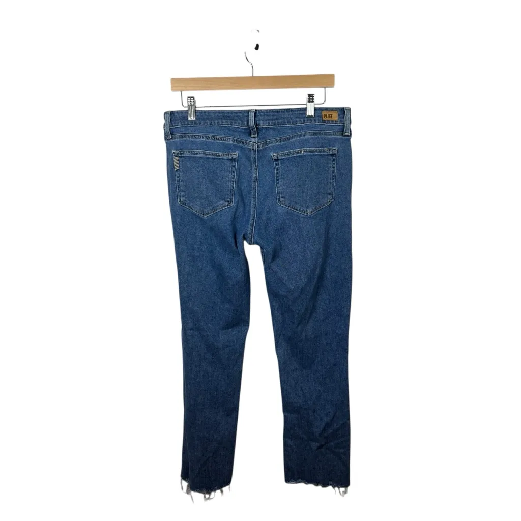 Paige Denim Women’s Brigitte Mid-Rise Crop Boyfriend Jeans Size 32 - Image 9