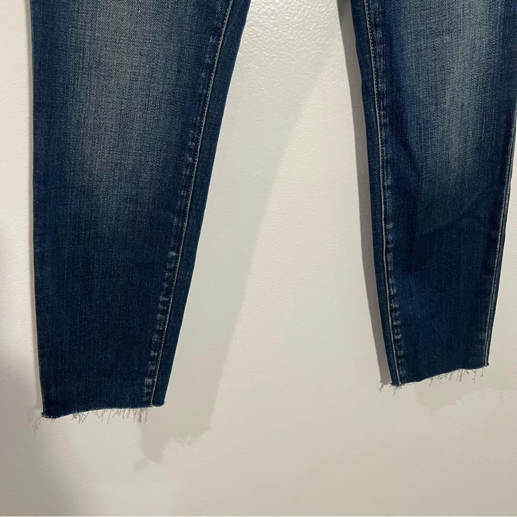 NWT L'agence El Matador High Rise Slim Jeans Raw hem In Meridian Wash‎ Size 24 - Image 8