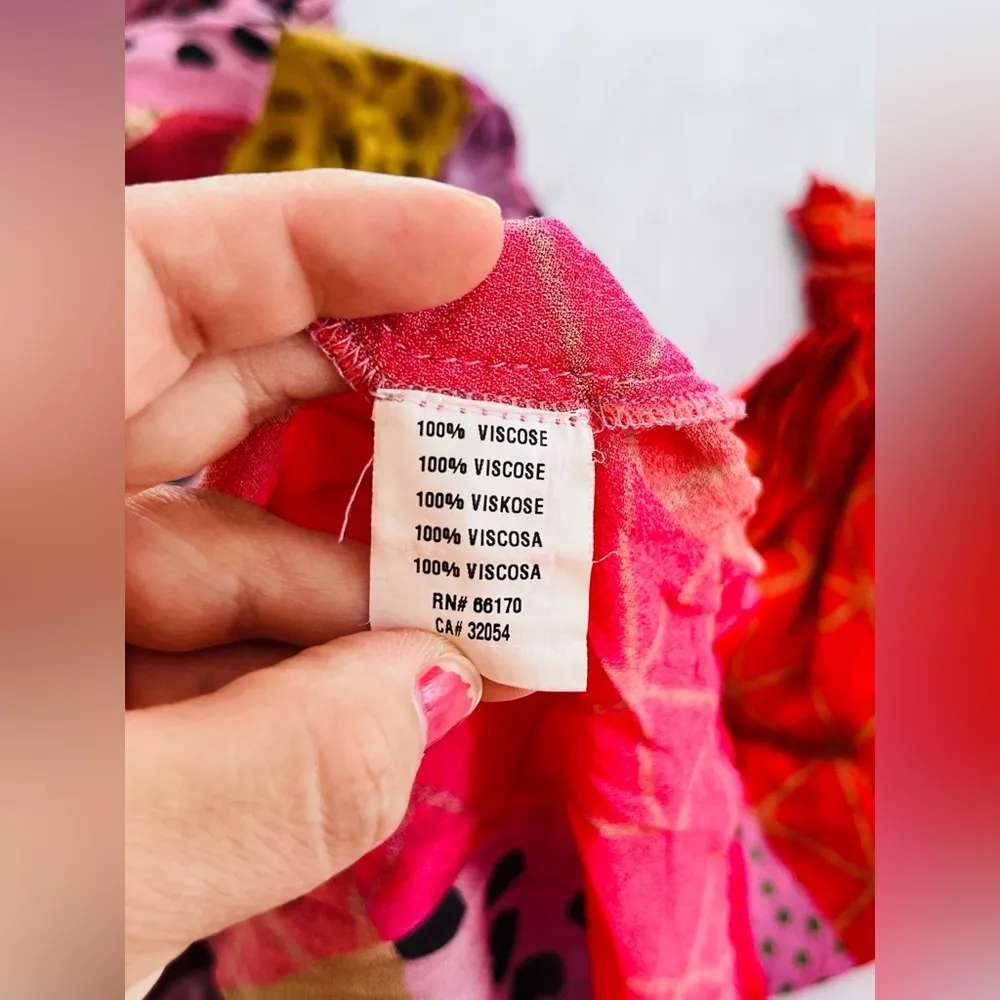 Anthropologie Bl-nk London Miranda Peasant Blouse Size SP $128 - Image 8