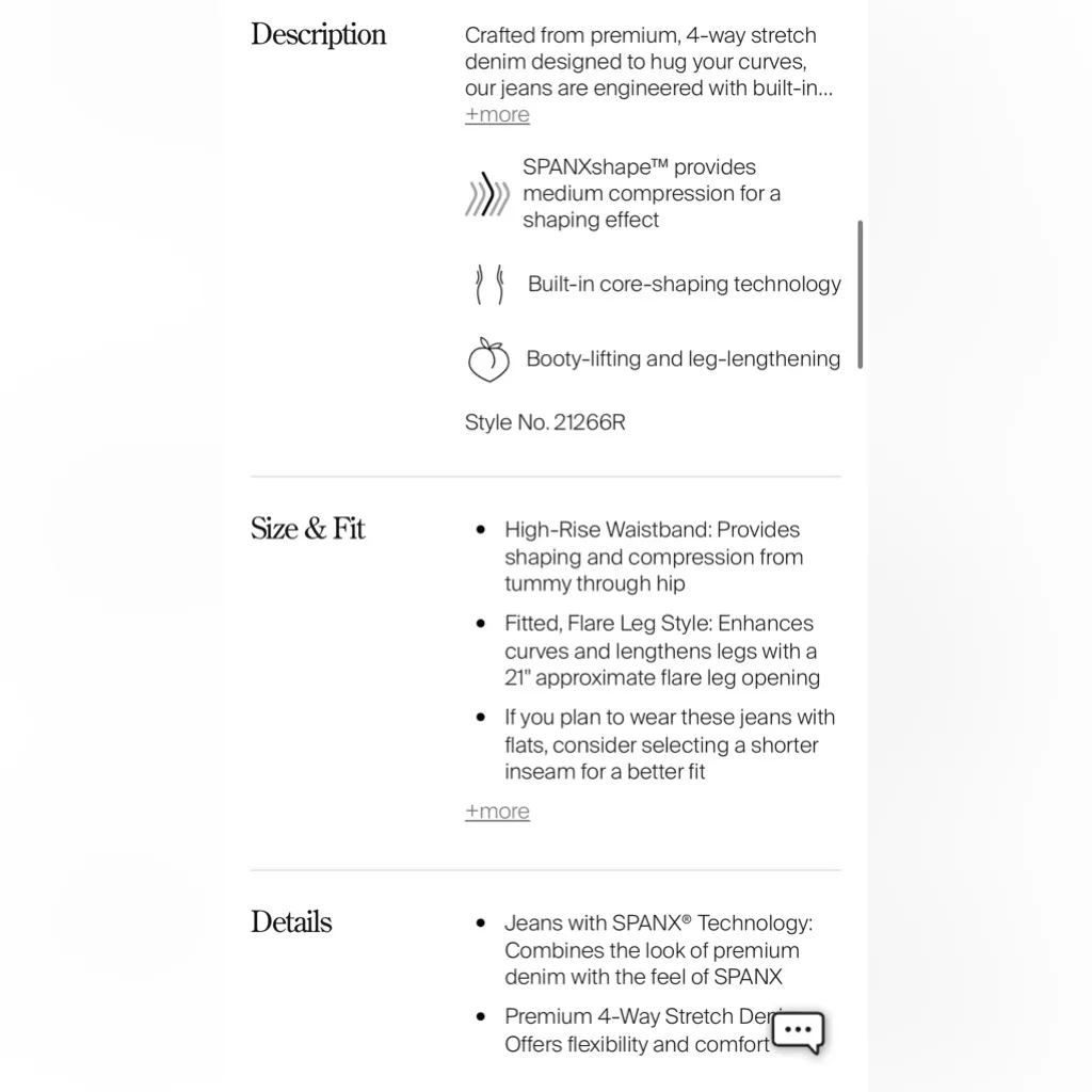 Spanx SpanxShape EveryWear Flare Jeans M - Image 11