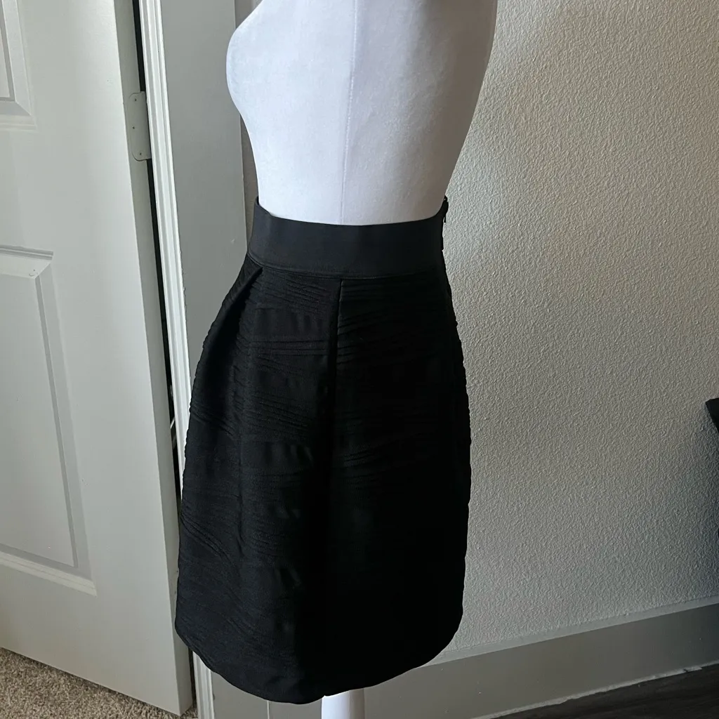 Claudie pierlot black bubble textured skirt Size XS - Image 5