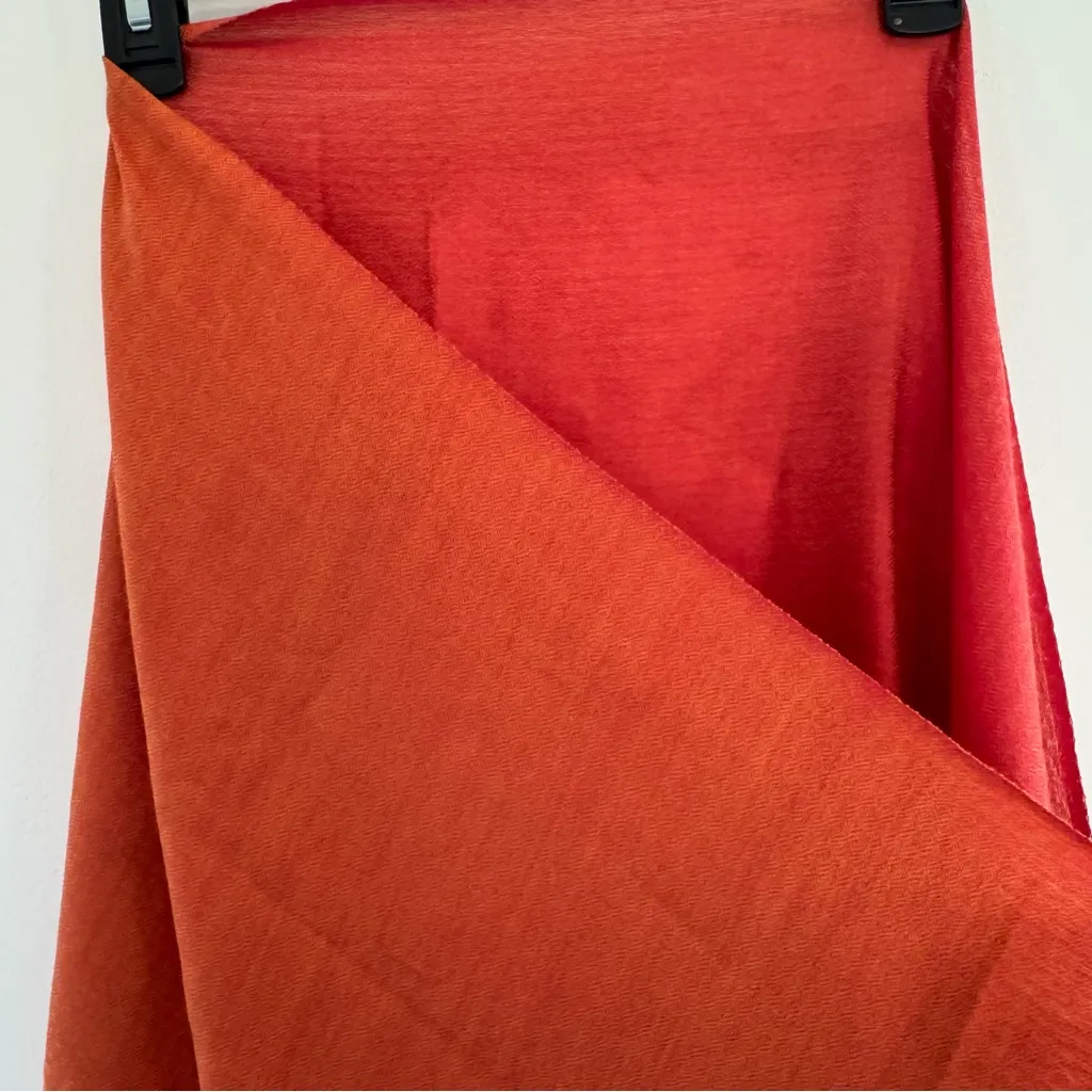 Bundle of Red, Orange, and Blue Silk Scarf/Pashmina Red - Image 12