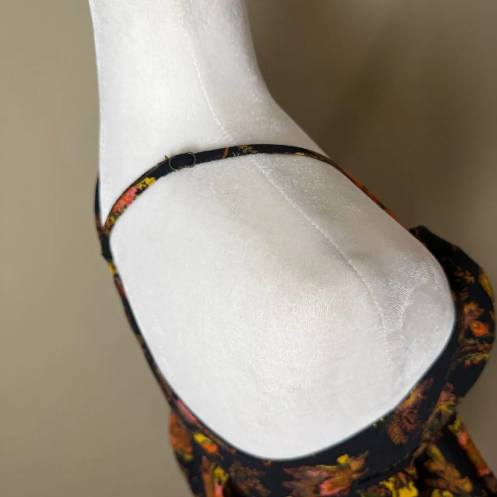 URBAN OUTFITTERS Wrap Front Tank Top Blouse Top Shirt Size Small Floral - Image 8