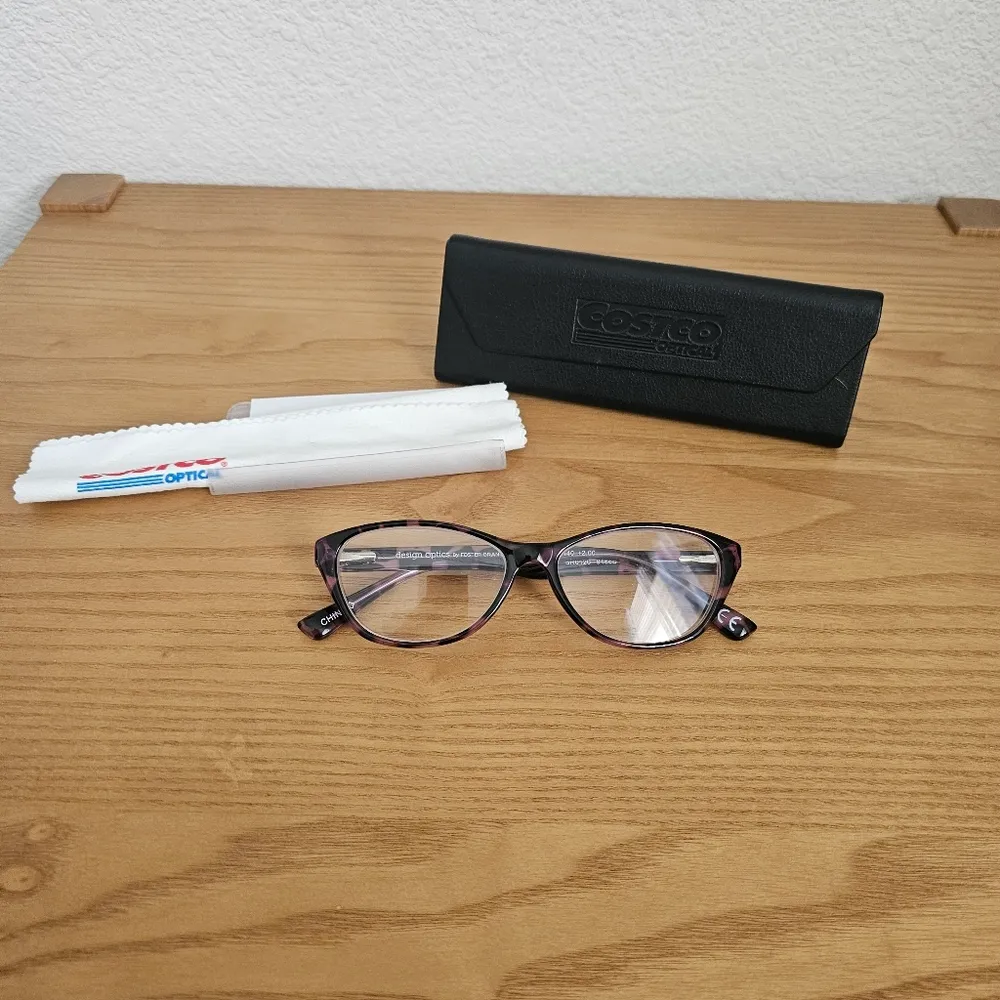 Design Optics by Foster Grant PD58.5MM 53 15-140 +2.00 Purple Eye glasses - Image 8