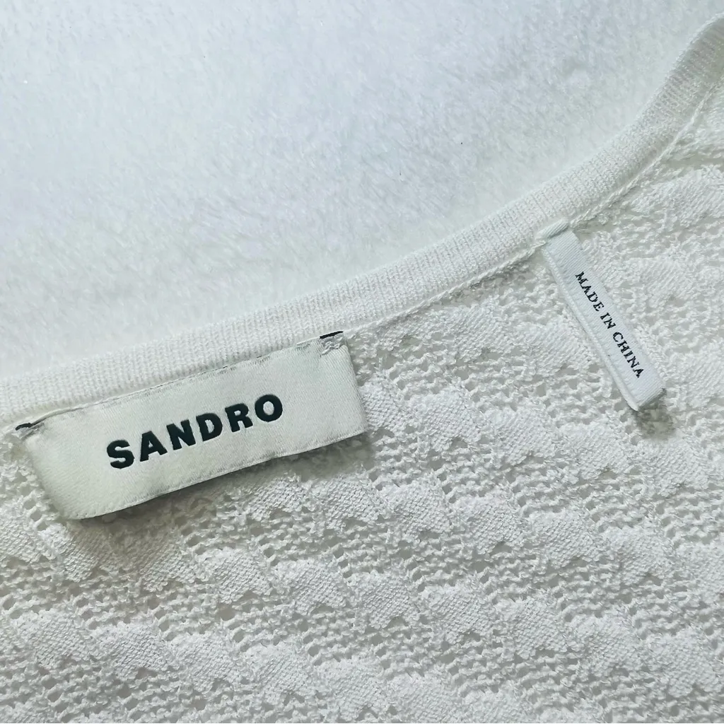 Sandro Tahys Cutout Sweater - NWT - size: 3 (FR) - Image 7