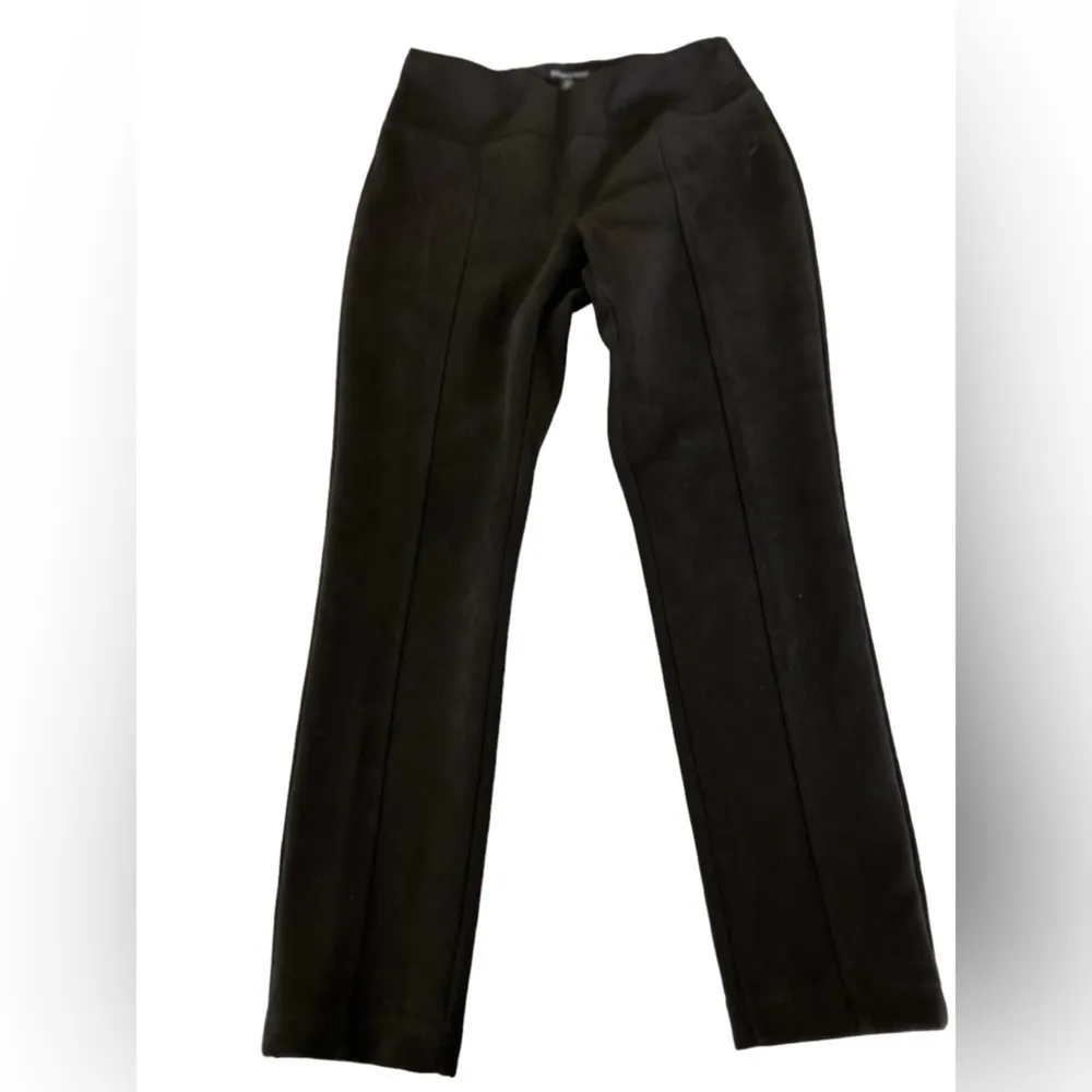 Andrew Marc‎ black  Faux Suede Leggings Pull On Pants medium - Image 2