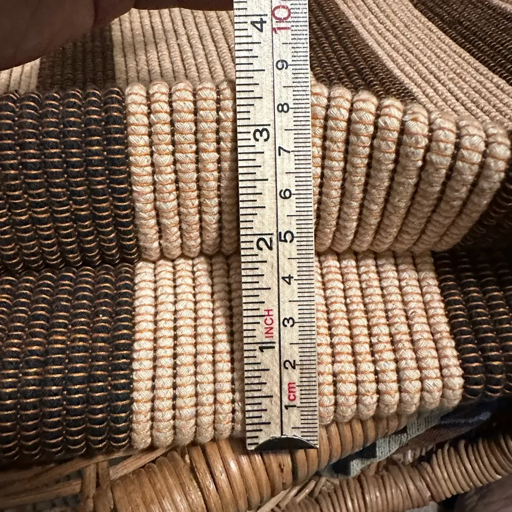 Jute Drawstring Tote Bag Brown - Image 8