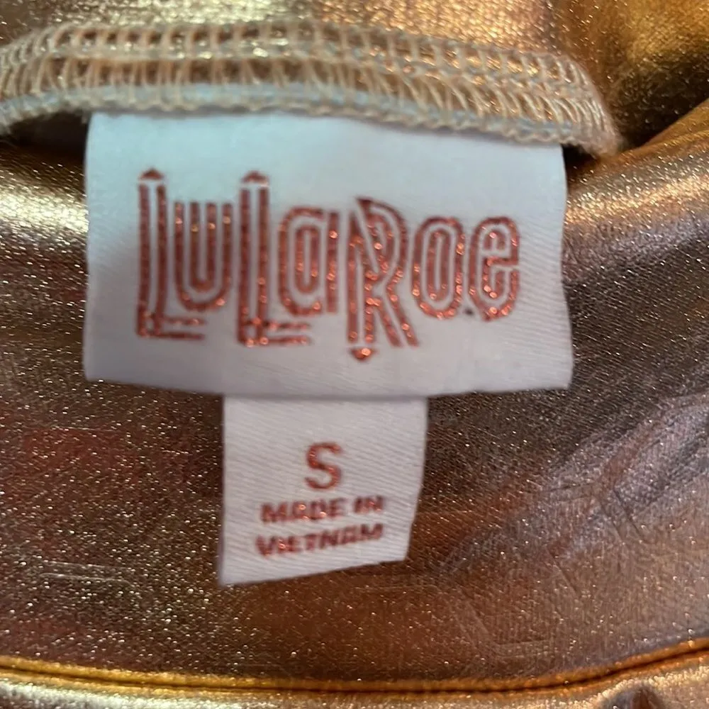 LuLaRoe Elegant Rose Gold Cassie Pencil Skirt, NWOT - Image 4