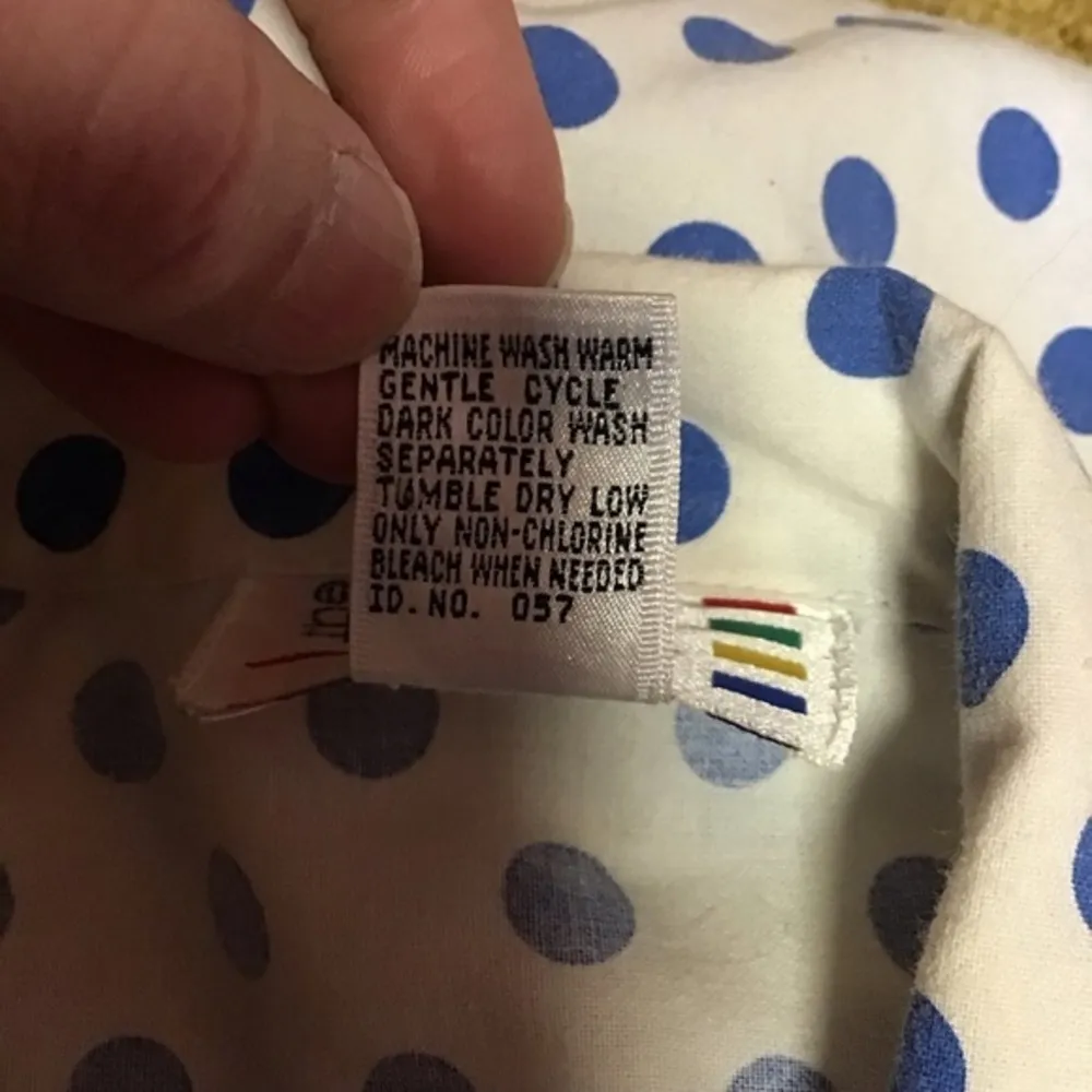 Vintage 80s Gitano polka dot top - Image 3
