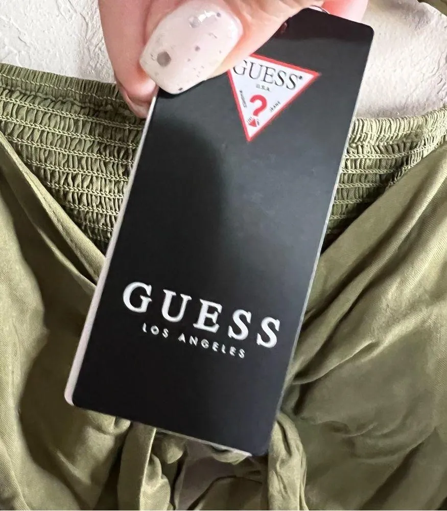 NWT  Army Green Charissa Crop Top - Image 6