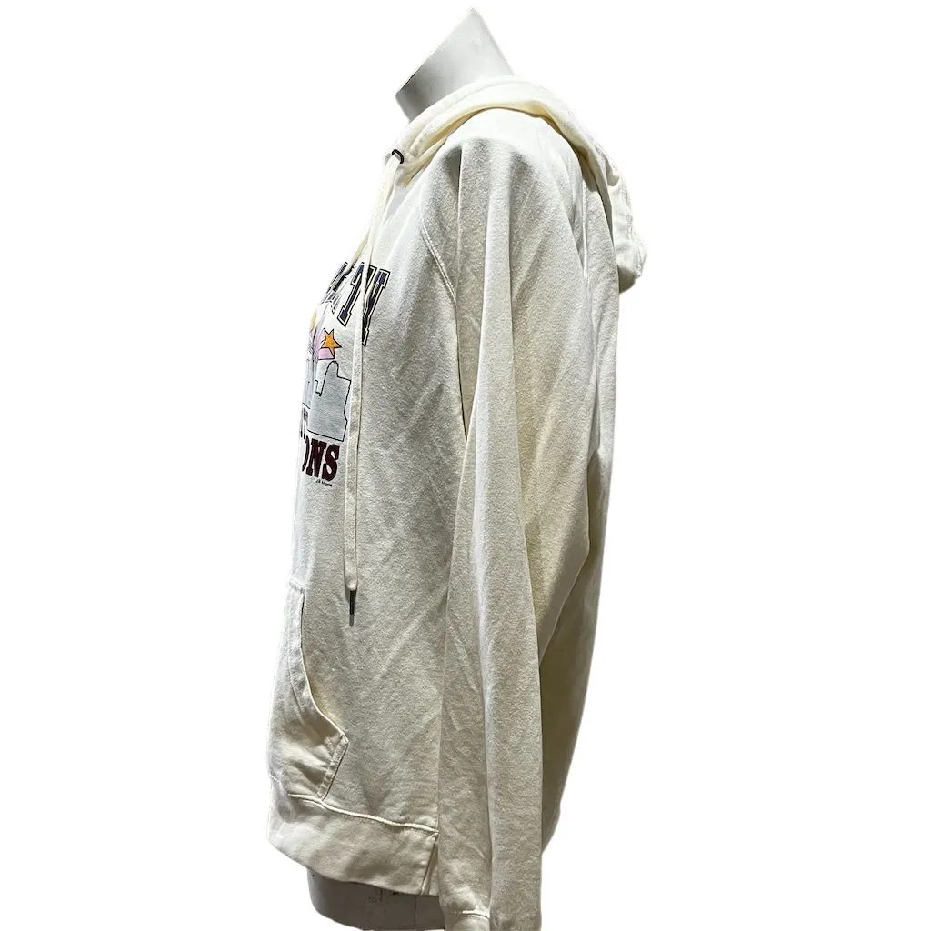 Kansas City "City of Champions" Hoodie XL White Unisex Pullover Graphic Print - Image 4