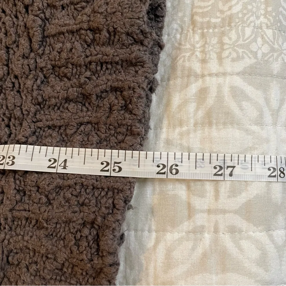 Free People Reverse Hem Open Knit V-Neck Sweater - Image 8