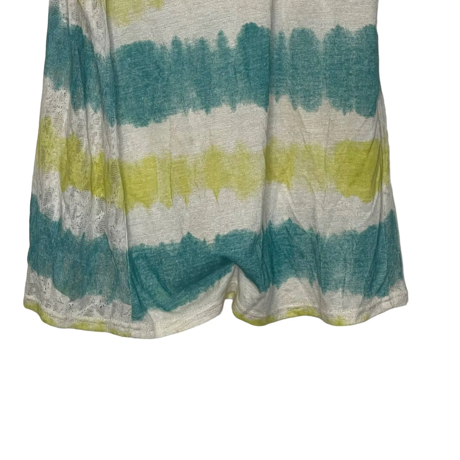 Miss Me Women Size Medium Muscle‎ Tank Top Scoop Neck Relaxed Multicolor Striped - Image 3