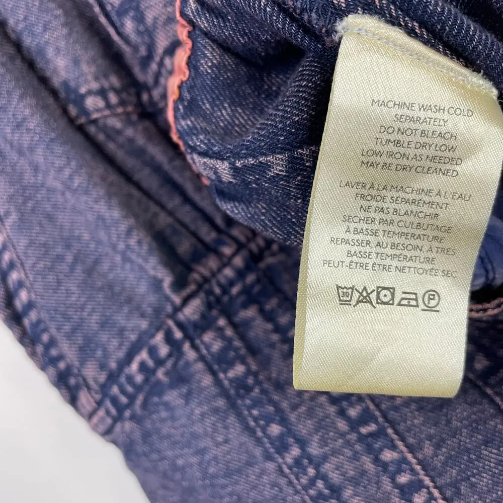 Open Back Buttondown Lightweight Crop Pants Jumpsuit 2P 2 P Petite - Image 14