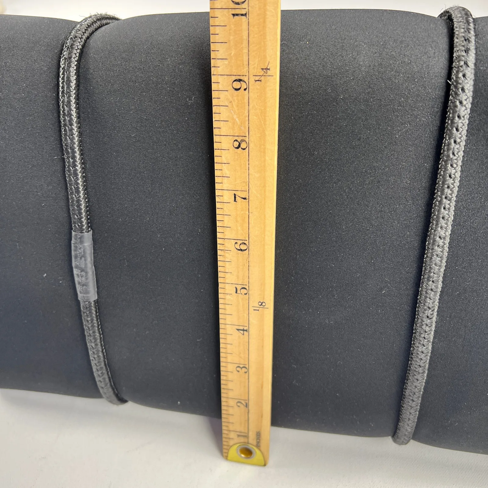 Haute Shore Greyson Neoprene Large Tote Black Camouflage Braided Straps Snap Top - Image 10