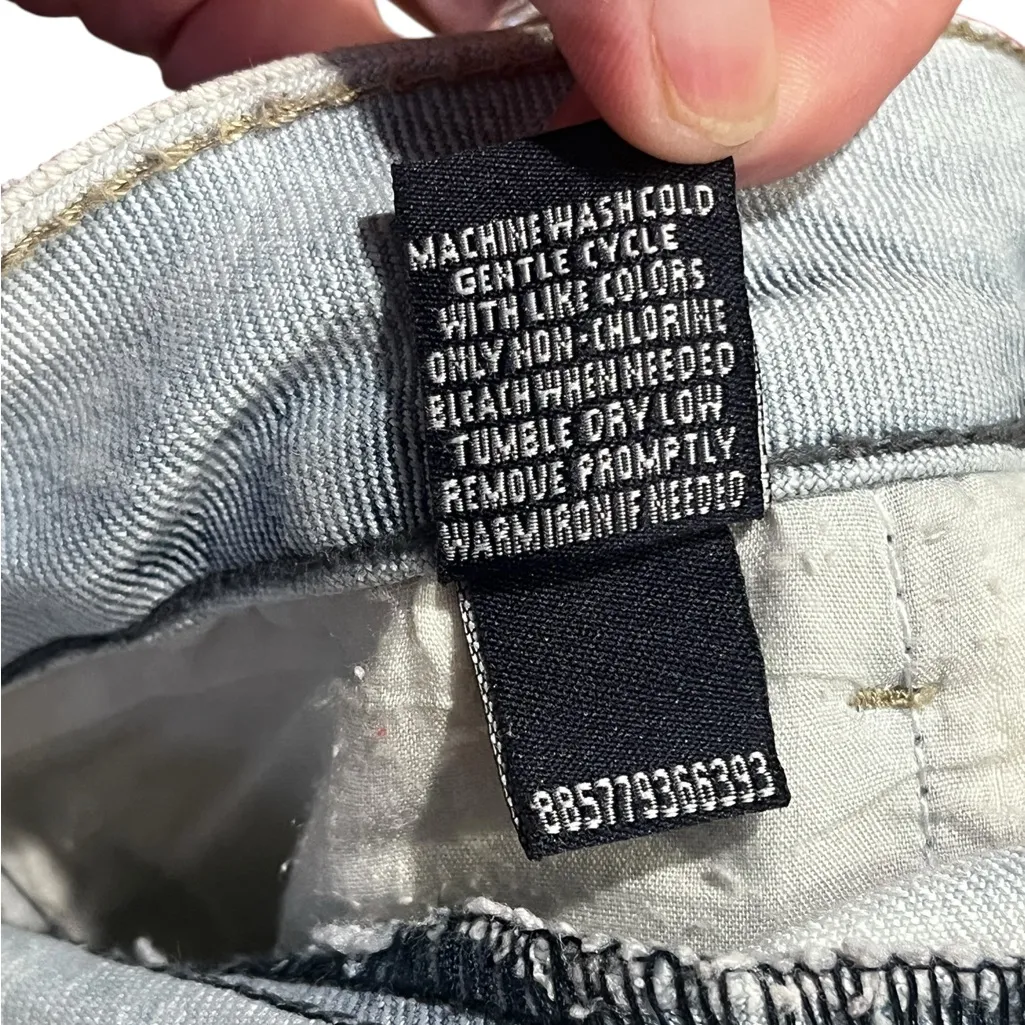 Vintage Vanilla Star Y2K Stone Washed Skinny Blue Jean Size 9 Urban 90s‎ Revival - Image 7