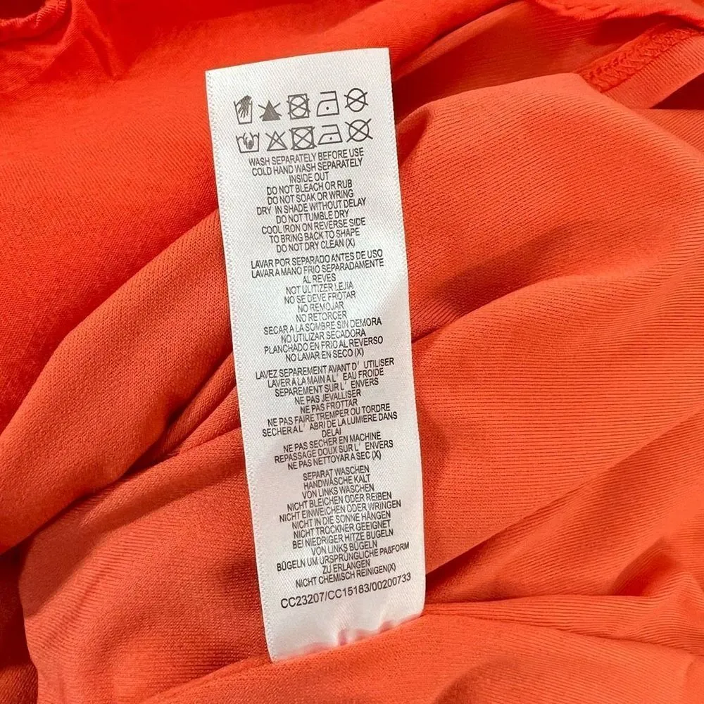 City chic orange layered skirt tie waist sundress size 18 - Image 11