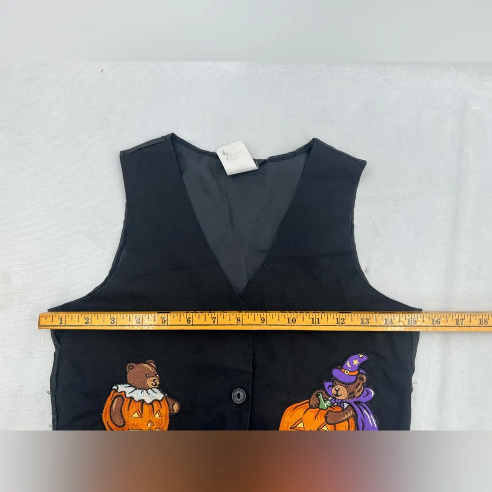 Vintage Halloween Vest M Black Size M - Image 10