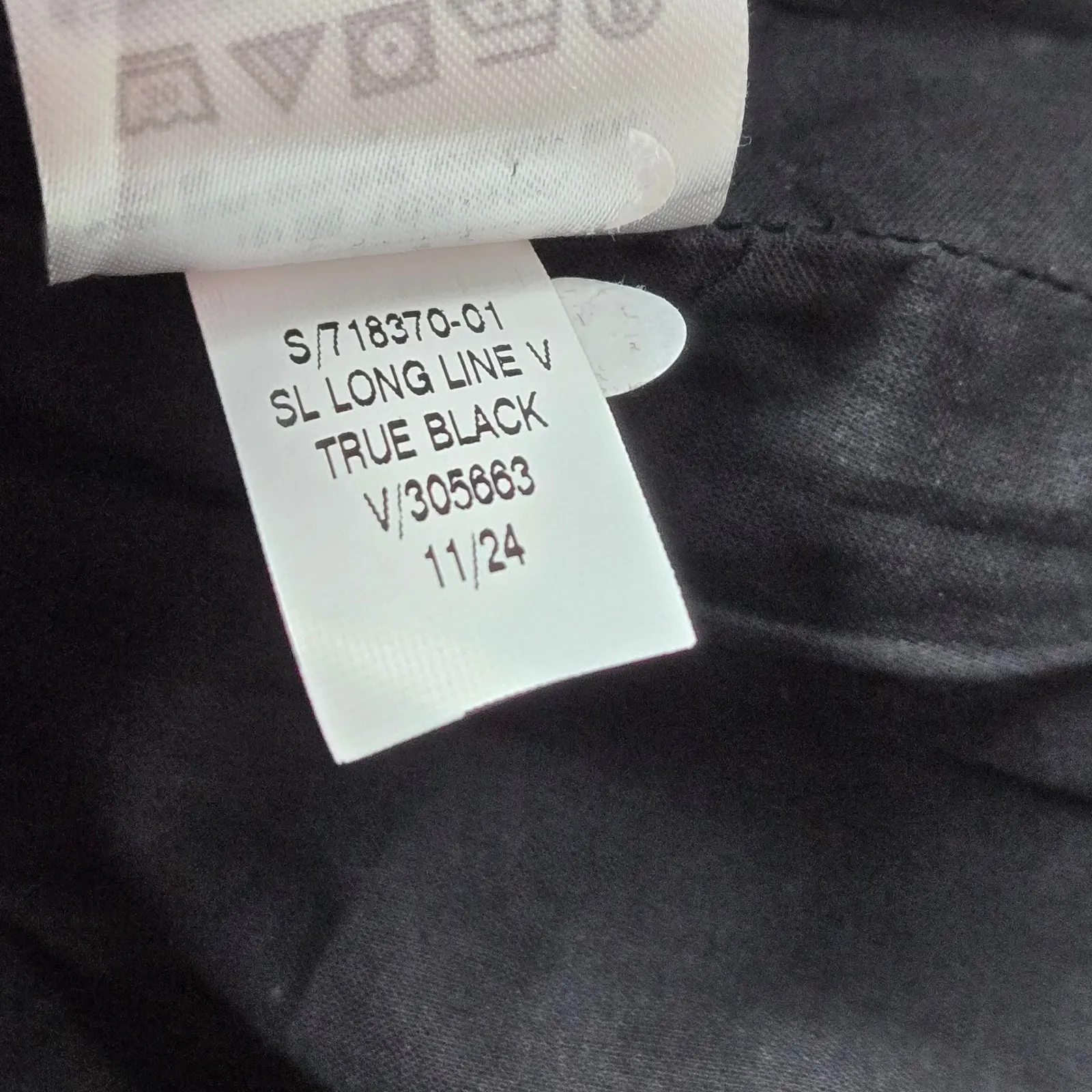 GAP Black Linen-Blend Longline Vest Sleeveless V Neck Blazer Womens Size S NWT - Image 5