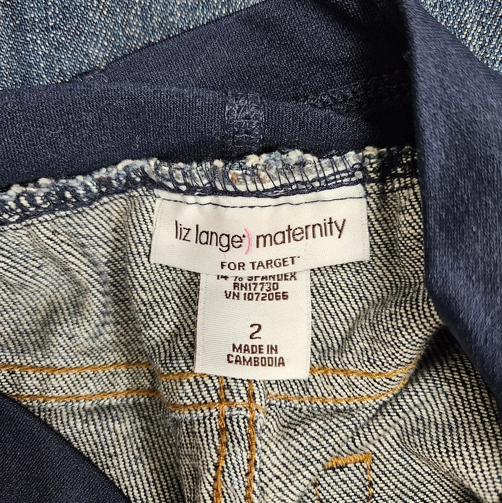 LIZ LANGE Maternity Jeans Blue Size undefined - Image 6