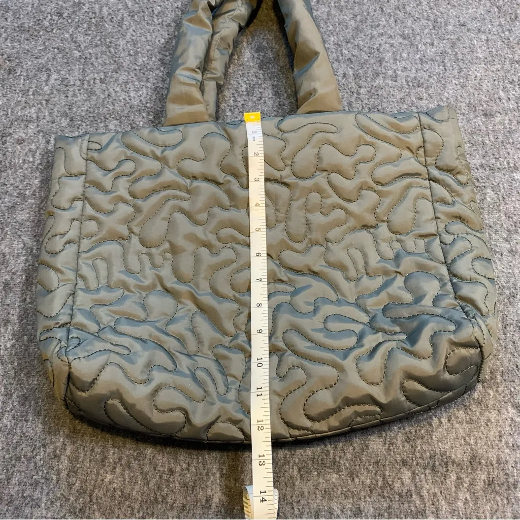 Wild Fable Olive Green Puffy Tote Bag - Image 6