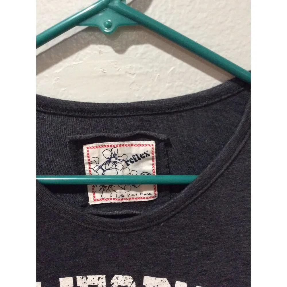 California Republic Surf T shirt Bear M Navy blue short sleeve Reflex Size M - Image 2